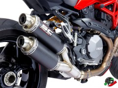 SC Project Twin GP Euro4 Auspuff fr Ducati Monster 1200 MY17 & R
